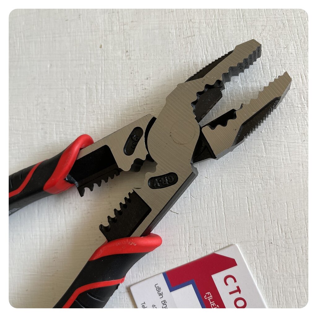 คีมช่างไฟเอนกประสงค์6ใน19999"SOLO ของแท้ ALL PURPOSE LINEMAN'S PLIERS 6 IN 1 by ctool ซีทูล
