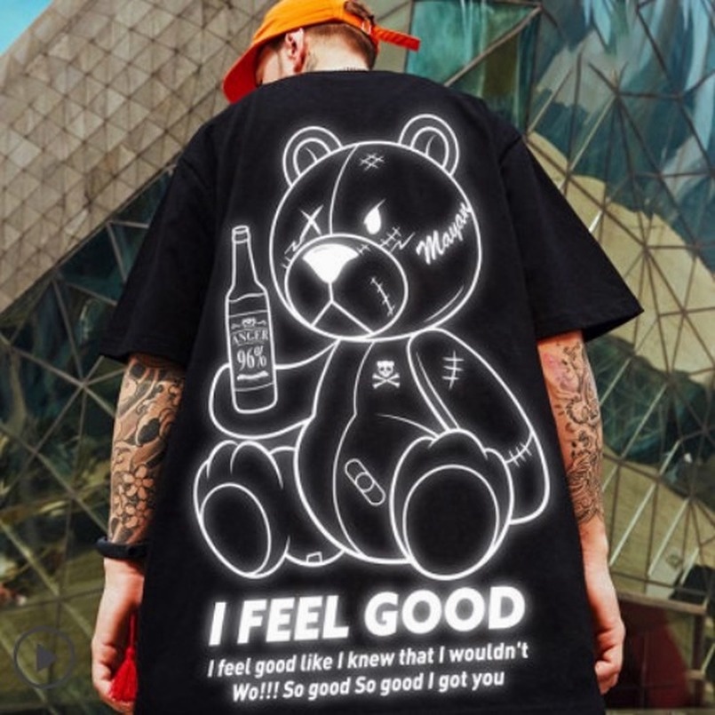 fashion-hip-hop-style-shirt-mens-oversized-short-sleeved-t-shirt-reflective-beer-bear-print-t-shirt-couple-tee-top-07