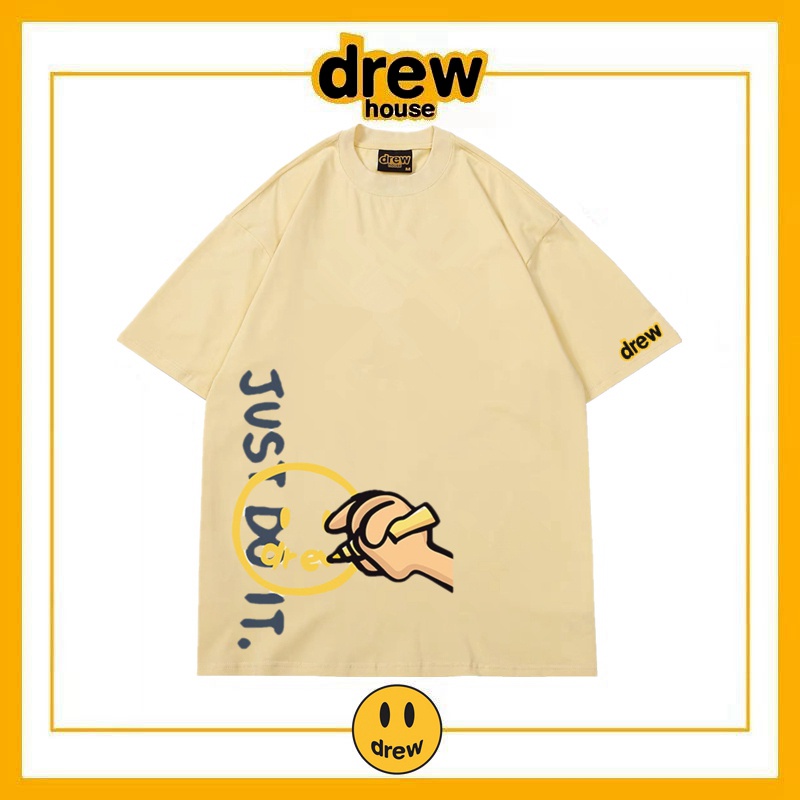 drew-house-summer-pen-painted-letters-smiley-short-sleeved-t-shirt-tide-brand-loose-couple-cotton-01