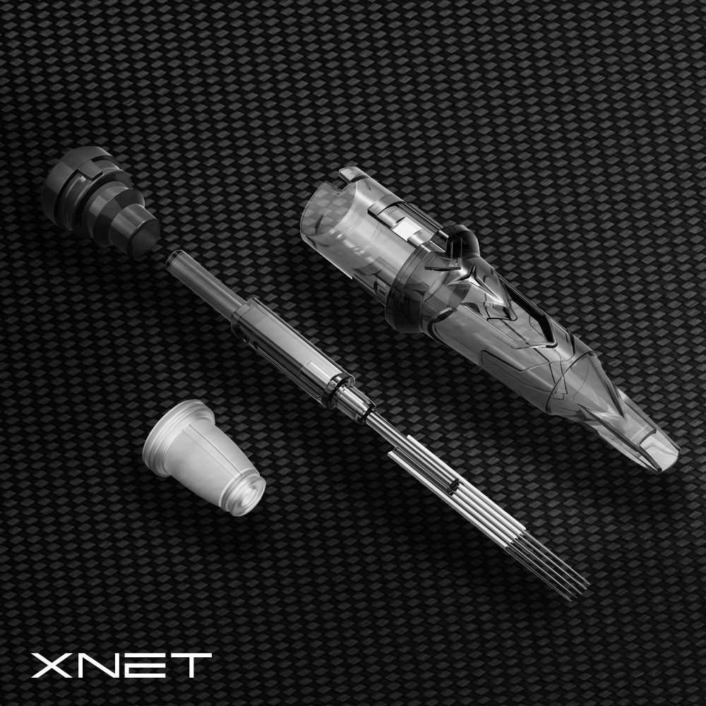 xnet-เข็มสักลายช้าง-สีเทา-12-0-35-สําหรับเครื่องสัก-20-ชิ้น