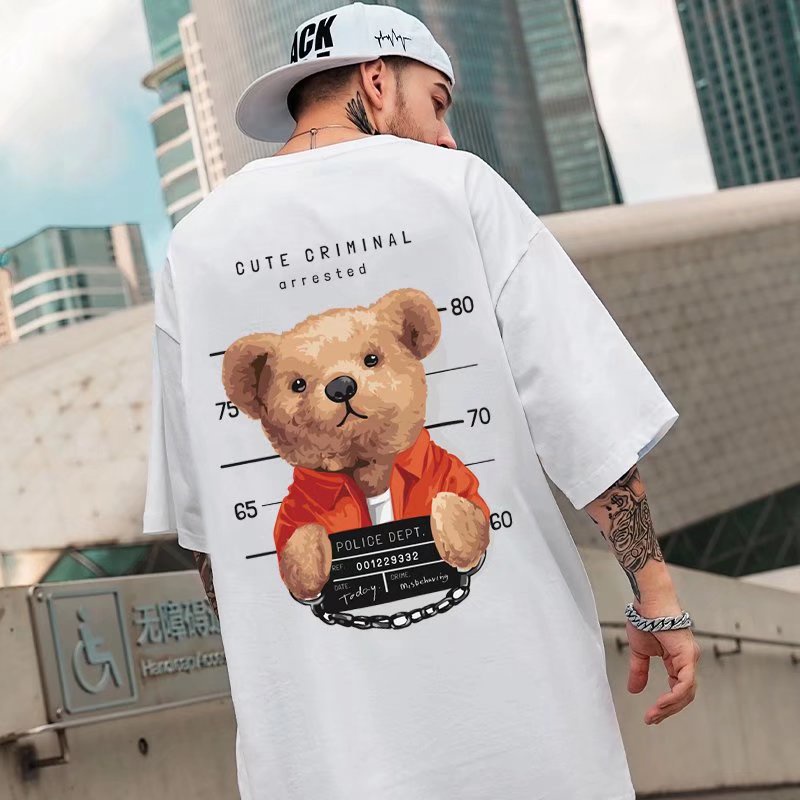 korea-super-big-t-shirt-summer-mens-short-sleeve-t-shirt-unisex-super-big-shirt-error-occurred-teddy-bear-print-t-07