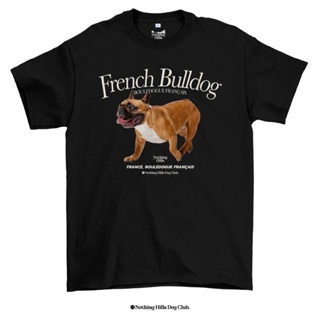 เสื้อยืดลาย FRENCH BULLDOG (เฟรนช์ บลูด็อก) Classic Cotton Unisex by 【Nothing Hills】_02