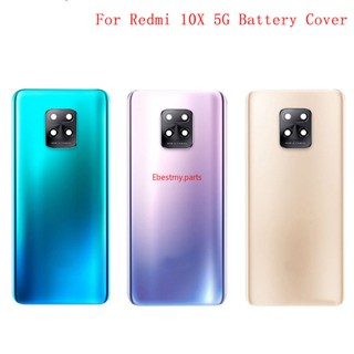 Em- เคสแบตเตอรี่ด้านหลัง พร้อมโลโก้ สําหรับ Xiaomi Redmi 10X 5G