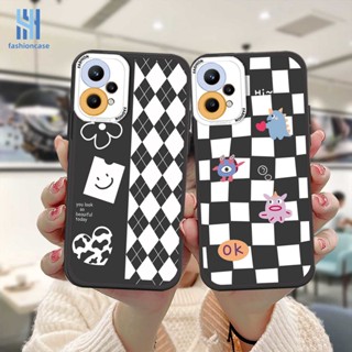 เคสโทรศัพท์มือถือ TPU นิ่ม ลาย Monster Chessboard สําหรับ Samsung A51 A32 A52 A12 A03S A10S A50 A20S J7 Prime A02S A20 A72 A50S A10 A30S A52S A30 M12 M10 M01S