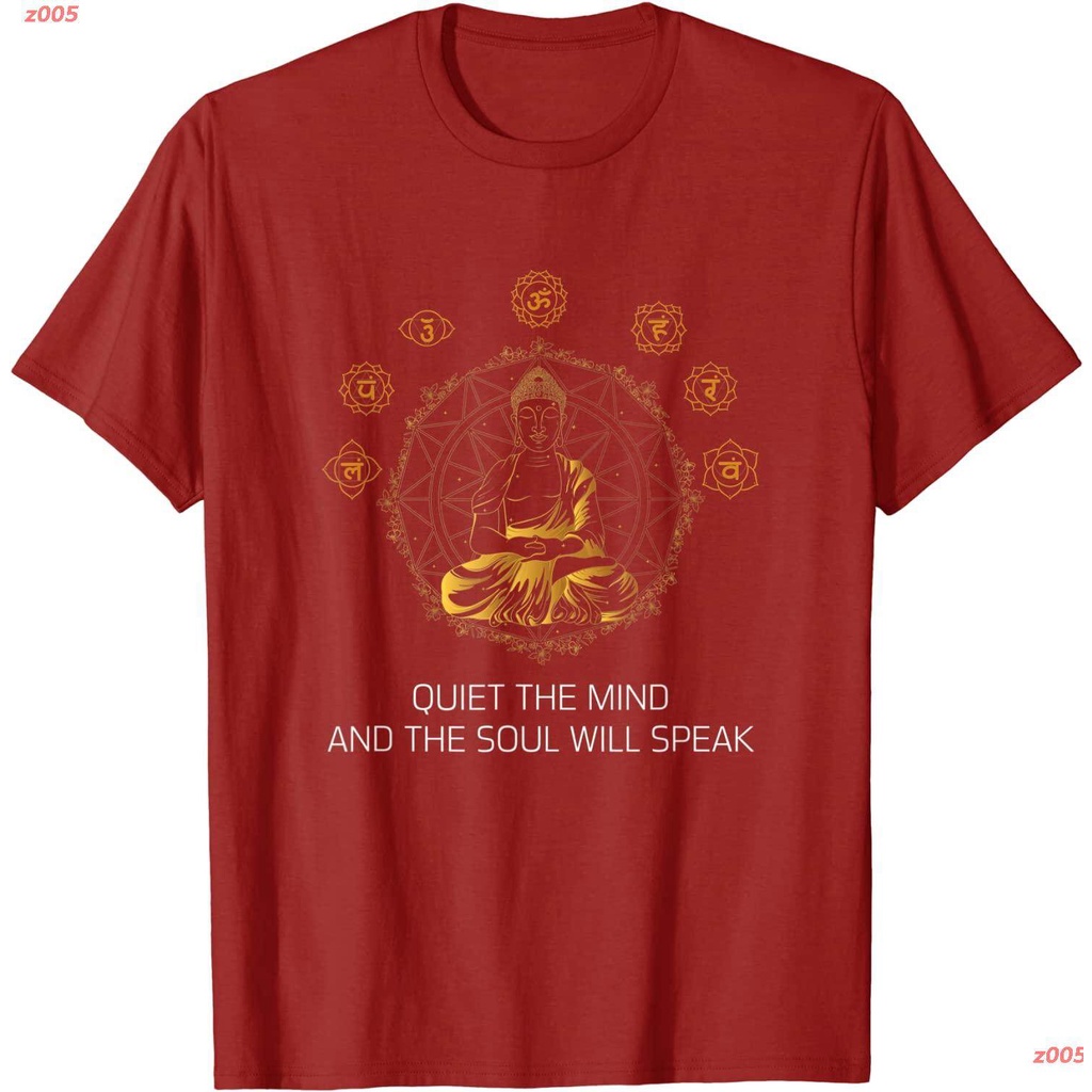 เสื้อยืดผู้-z005-buddha-mandala-shakra-t-shirt-พระพุทธเจ้า-เสื้อยืดพิมลาย-เสื้อยืดผู้ชาย-เสื่อยืดผู้หญิง-คอกลม-s-5xl