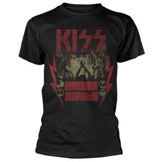 เสื้อยืด ลาย Kiss Crazy Nights น่ารัก พรีเมี่ยม