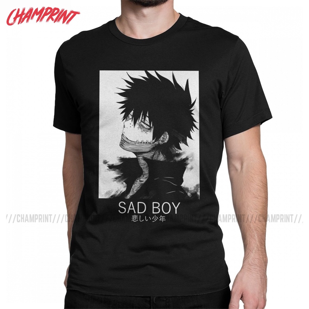 ใหม่-เสื้อยืดแขนสั้น-คอกลม-ผ้าฝ้าย-100-พิมพ์ลายอนิเมะ-dabi-my-hero-academia-sad-boy-สไตล์วินเทจ-สําหรับผู้ชาย-และผ-04