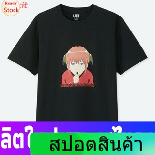 Illicit เสื้อยืดกีฬา เสื้อยืดผ้าฝ้าย 100% พิมพ์ลายการ์ตูน Soul Gintoki Gintama สําหรับผู้ชาย Mens Womens T-shirts_07