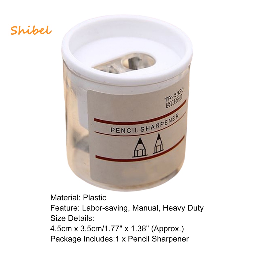 shibel-กบเหลาดินสอ-พลาสติก-ป้องกันการกัดกร่อน-สําหรับเด็กนักเรียน