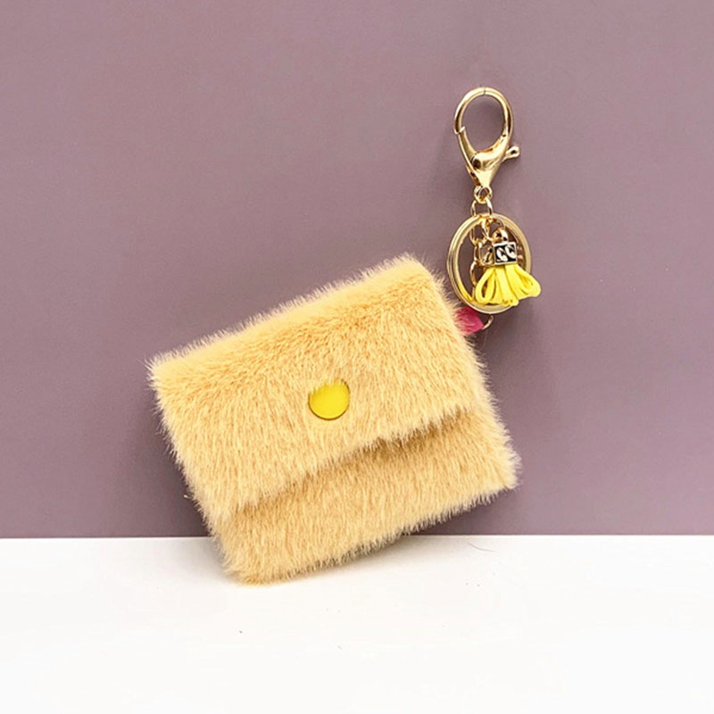 กระเป๋าใส่เหรียญ-พวงกุญแจ-อเนกประสงค์-ขนาดเล็ก-น่ารัก-สีแคนดี้-สําหรับตกแต่ง