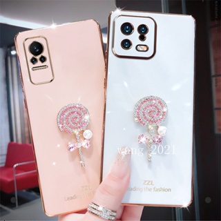 Ready Stock New Casing เคส Xiaomi 13 Pro 13 Lite POCO X5 Pro 5G 2023 Phone Case Colorful Candy Sweetheart Pearl Rhinestone Lollipop Silicone Plating Soft Case เคสโทรศัพท
