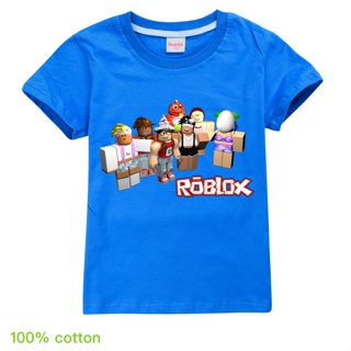 Fired 100% cotton 2020ฤดูร้อน roblox tshirt/mobile Game GAMING tee/gamer เสื้อยืดสาวเสื้อ DIY ชื่อเกมน่ารัก_03