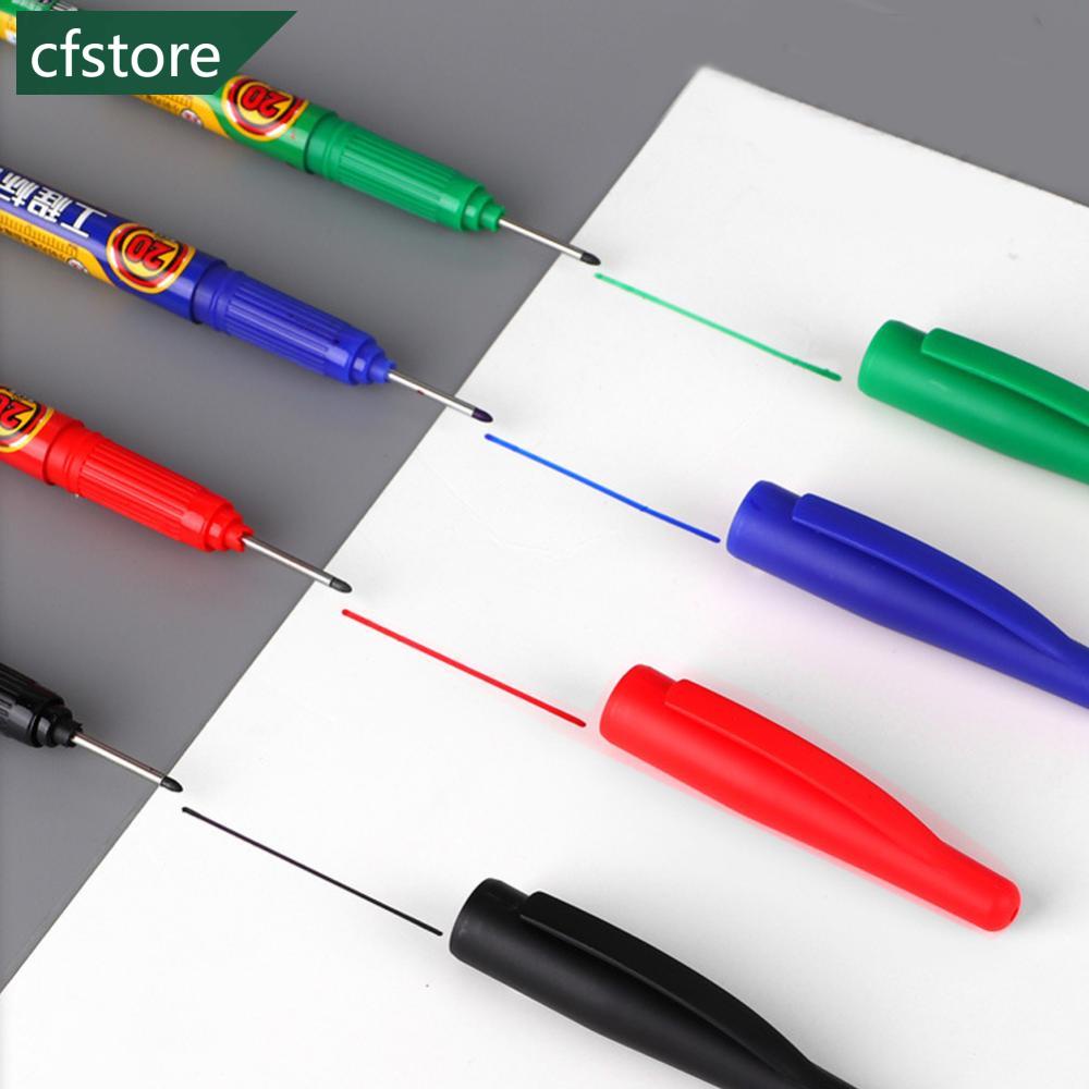 cfstore-ปากกามาร์กเกอร์-หัวยาว-20-30-มม-อเนกประสงค์-หมึกสีแดง-ดํา-น้ําเงิน-เขียว-สําหรับตกแต่งงานไม้-n5p1