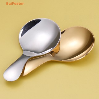 [BaiPester] ช้อนกาแฟ ชา ไอศกรีม สเตนเลส ด้ามจับสั้น น่ารัก สําหรับเด็ก