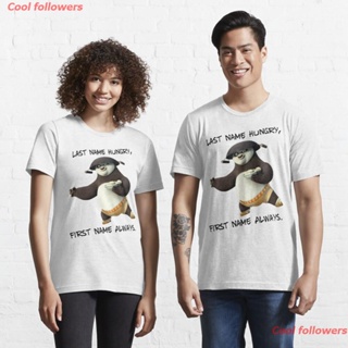 เสื้อยืดคอกลมCool followers กังฟูแพนด้า top Kung Fu Panda เสื้อ เสื้อยืดสไตล์เกาหลี Kung fu panda Essential T-Shirt_01