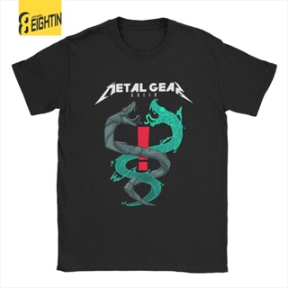 Mens Twin Snakes Death Stranding Kojima Hideo T Shirts 100% Cotton Clothing Cool Short Sleeve Round Collar T-Shirt_01