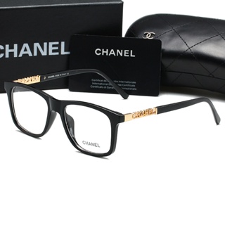 Chanel แว่นตา กรอบขนาดใหญ่ ป้องกันแสงสีฟ้า สไตล์เรโทร สําหรับผู้ชาย และผู้หญิง 2023 5525