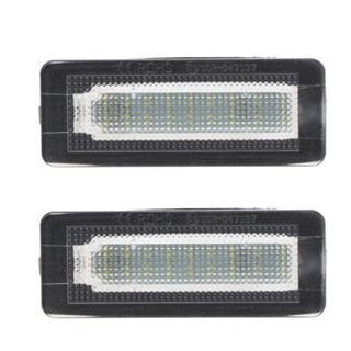 Edb* หลอดไฟ LED ติดป้ายทะเบียนรถยนต์ ความสว่างสูง 18-SMD สําหรับ Benz 450 451 W450 W453 2 ชิ้น