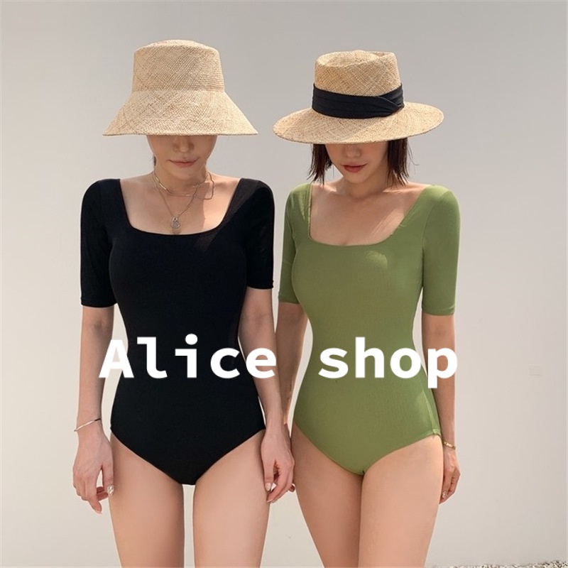 alice-ชุดว่ายน้ำ-เซตชุดว่ายน้ำแฟชั่น-ชุดว่ายน้ำเอวสูง-ธรรมดา-เอวสูง-chic-ทันสมัย-trendy-คุณภาพสูง-a25n00l-36z230909