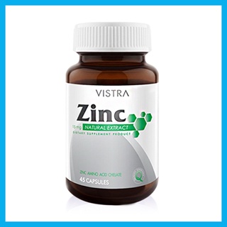 ภาพขนาดย่อของภาพหน้าปกสินค้าVistra Zinc 15mg 45 Tablets ผลิตภัณฑ์เสริมอาหารซิงก์ 15มก. จากวิสทร้า เสริมสร้างเกราะป้องกันร่างกาย ลดปัญหาสิวฝ้า ป้องกันผมร่วง. จากร้าน konvy_officialshop บน Shopee ภาพที่ 3