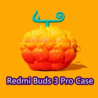 【ส่วนลด】เคสหูฟัง แบบนิ่ม ลายการ์ตูน สีพื้น สําหรับ Redmi Buds 3 Pro