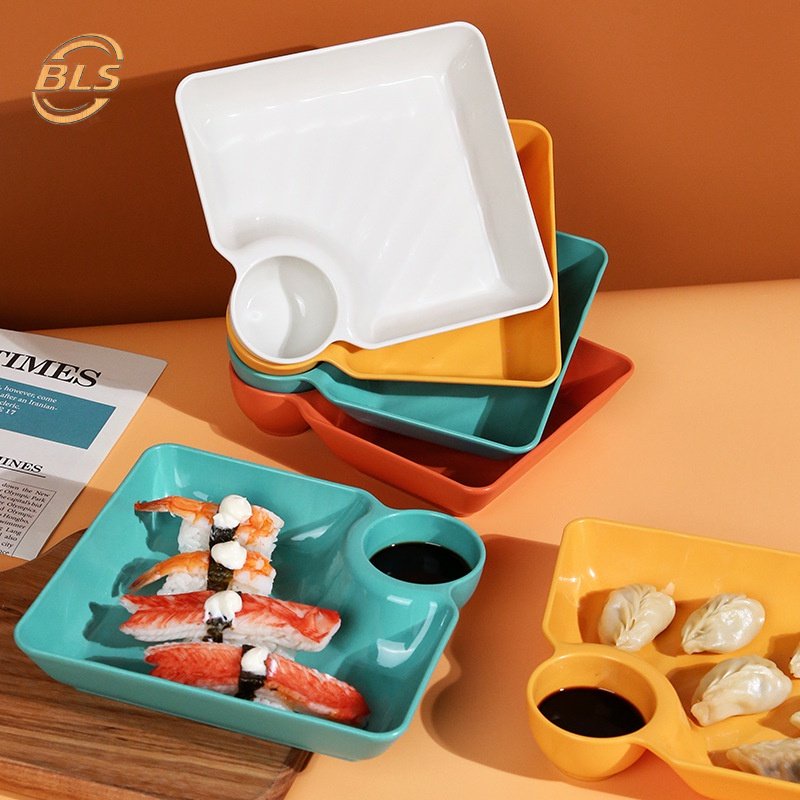 จานพลาสติก-วางซ้อนกันได้-สีสันสดใส-สําหรับใส่ซูชิ-เกี๊ยว-ขนมขบเคี้ยว-ใช้บนโต๊ะอาหาร-ร้านอาหาร-1-ชิ้น