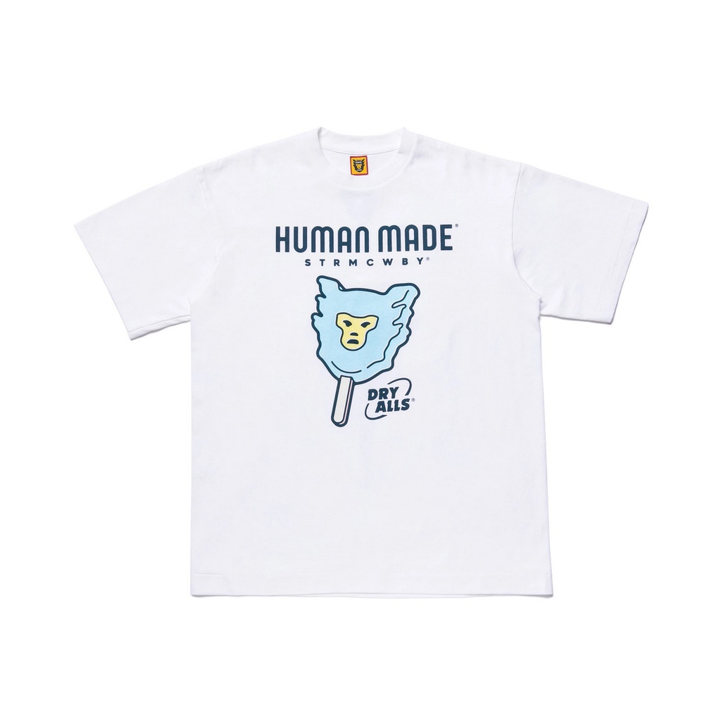 human-made-x-reo-joint-polar-bear-hugs-ape-man-ice-cream-เสื้อยืดลําลองสําหรับผู้ชายผู้หญิงแขนสั้นพิมพ์ลาย-ice-cream