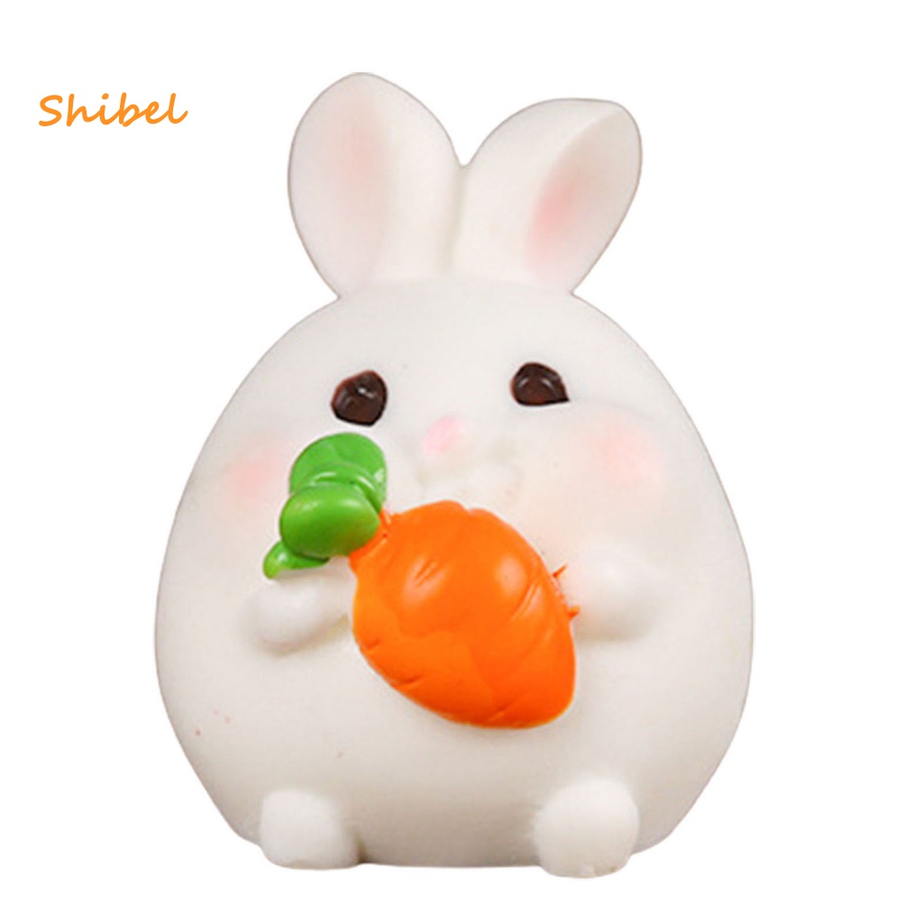 shibel-โมเดลกระต่าย-แฮนด์เมด-สําหรับตกแต่งสวน-ของสะสม-ปาร์ตี้-5-ชิ้น