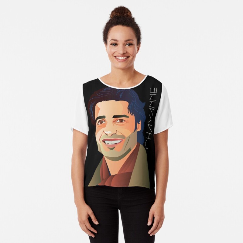 เสื้อยืดผ้าคอตตอน-เสื้อไม่ต้องรีด-เสื้อยืดผ้าฝ้าย-แขนสั้น-ไม่ต้องรีด-chayanne-chiffon-top-821733645472063532