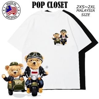 &lt; TSHIRT WOMEN MEN &gt; BEST SELLER TEDDY BEAR T-SHIRT 100% COTTON GRAPHIC TSHIRT LELAKI PEREMPUAN BAJU LENGAN PENDEK_02