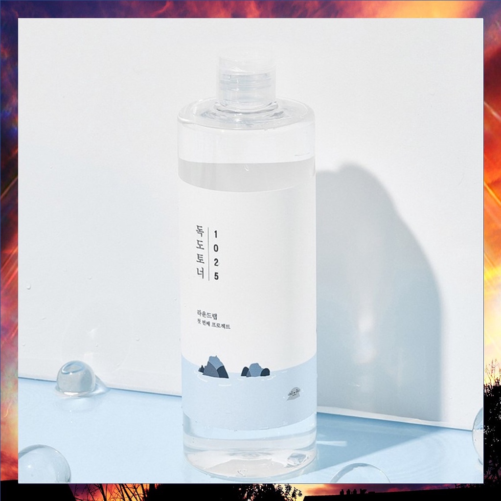 [Round Lab] 1025 Dokdo toner 500ml, Korea Hypoallergenic soothing Skincare Shopee Thailand