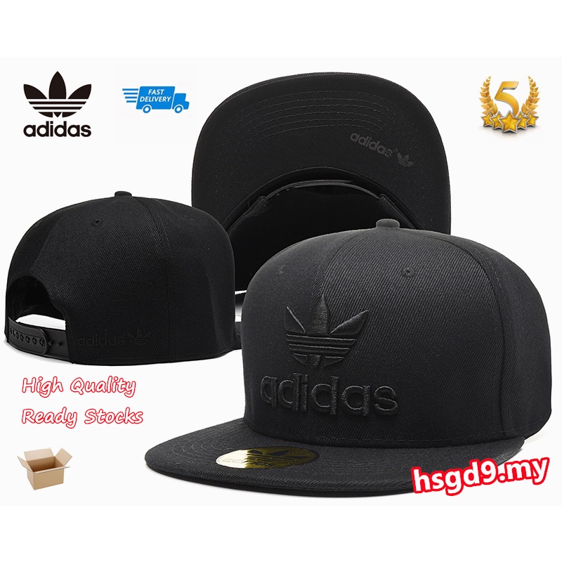 adidas-หมวกฮิปฮอป-คลาสสิก-หมวกสแน็ปแบ็ค-หมวกกีฬา-unisex-หมวกผู้ชาย-ผู้หญิง-หมวก-topi-พร้อมสายรัดปรับได้