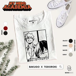 BAKUGO X TODOROKI - My Hero Academia Tshirt | Benebasic | Anime Shirt Minimalist Basic_04