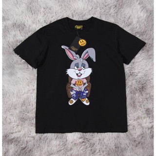 Drew** New loose rabbit print casual short-sleeved round neck T-shirt_03