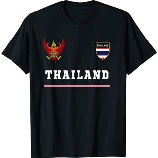 100%cotton เสื้อ ยืด ผ้า มัด ย้อม Thailand Sport/Soccer Jersey Flag Football T-Shirt men เสื้อ ยืด ผู้ชาย คอกลม โอเวอร์