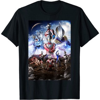 เสื้อยืดแขนสั้น เสื้อยืด พิมพ์ลายโปสเตอร์ ULTRAMAN Ultra Galaxy Fight The Absolute Conspiracy  พิมพ์แขนสั้น_05