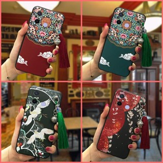 Durable Back Cover Phone Case For Redmi 12C tassel Waterproof New Silicone armor case Dirt-resistant protective Anti-dust Soft