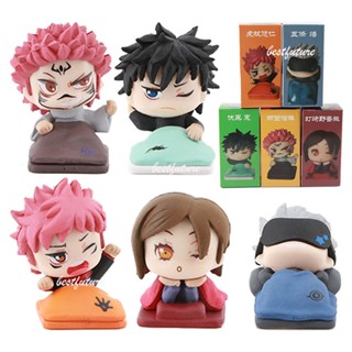 ฟิกเกอร์ Jujutsu Kaisen Gojo Satoru Yuji Itadori Fushiguro Megumi เครื่องประดับ 5 ชิ้น