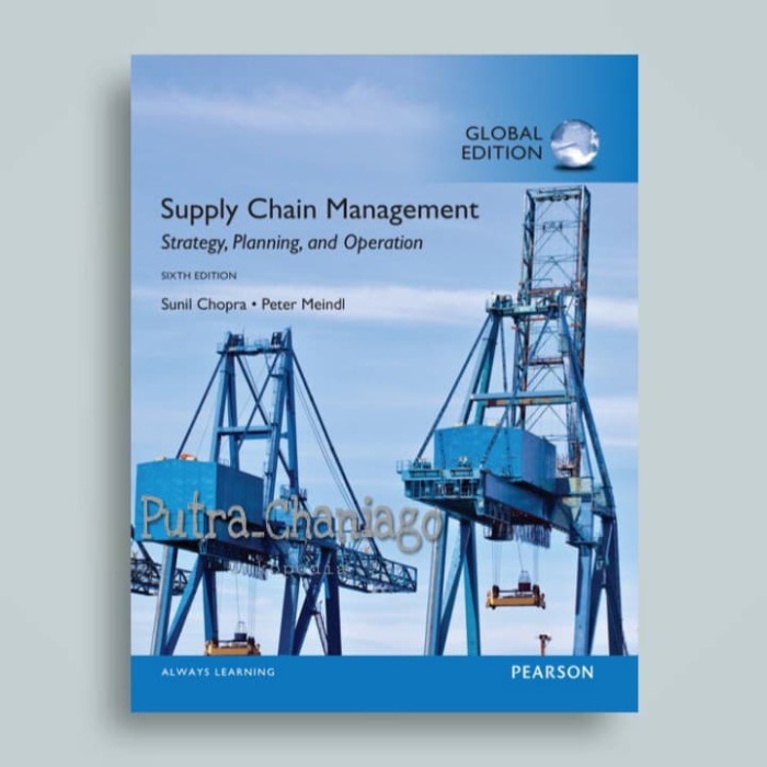 Supply Chain Management 6th Sixth Edition By Sunil Chopra 6 (หนังสือ ...