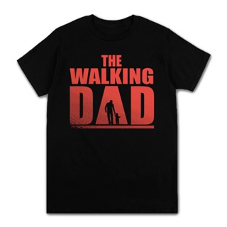 2023เสื้อยืด พิมพ์ลายกราฟฟิค The Walking Dad สไตล์ฮิปฮอป ฮาราจูกุ เข้าได้กับทุกชุด สําหรับผู้ชาย