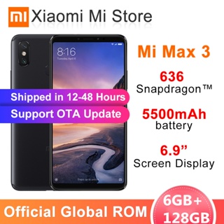 (มือสอง) สมาร์ทโฟน Xiaomi Mi Max 3 6GB 128GB หน้าจอ 6.9 นิ้ว 636 Octa Core 550 0mAh 12MP 5MP