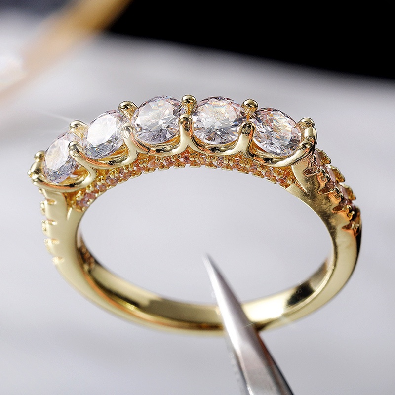 แหวนเงินสเตอร์ลิง-925-ประดับคริสตัล-หรูหรา-เรียบง่าย-เครื่องประดับ-สําหรับผู้หญิง-งานแต่งงาน-ปาร์ตี้