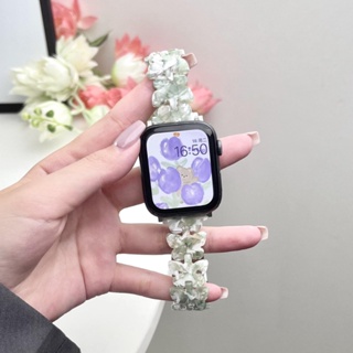 สายนาฬิกาข้อมือเรซิ่น รูปผีเสื้อ ขนาดพิเศษ สําหรับ Apple Watch Series 1 2 3 4 5 6 SE 7 8 Ultra Size 42 44 45 49 มม. 38 40 41 มม.