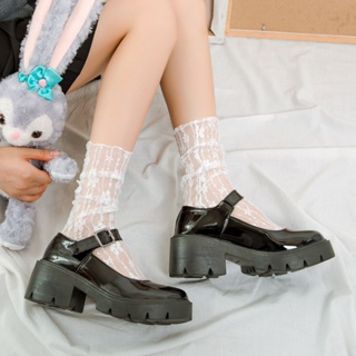 ⚡สปอตสินค้า⚡ ถุงเท้าผู้หญิงน่ารักสไตล์เกาหลี ถุงเท้าลูกวัวตาข่ายระบายอากาศสไตล์ญี่ปุ่น สไตล์วิทยาลัยเจเค