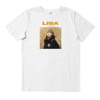 2023เสื้อยืดผ้าฝ้าย Lisa BLACKPINK - ฟิลด์ | เสื้อยืด พิมพ์ลายวงดนตรี | เพลงเมอร์ช | Unisex | เพลงเมอร์ช | ศิลปินเกาหลี