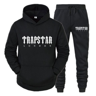→ Trapstar ชุดเสื้อกีฬา มีฮู้ด ผ้าฟลีซ และกางเกงกีฬา แฟชั่นฤดูใบไม้ร่วง และฤดูหนาว สําหรับผู้ชาย และผู้หญิง จํานวน 2 ชิ้น