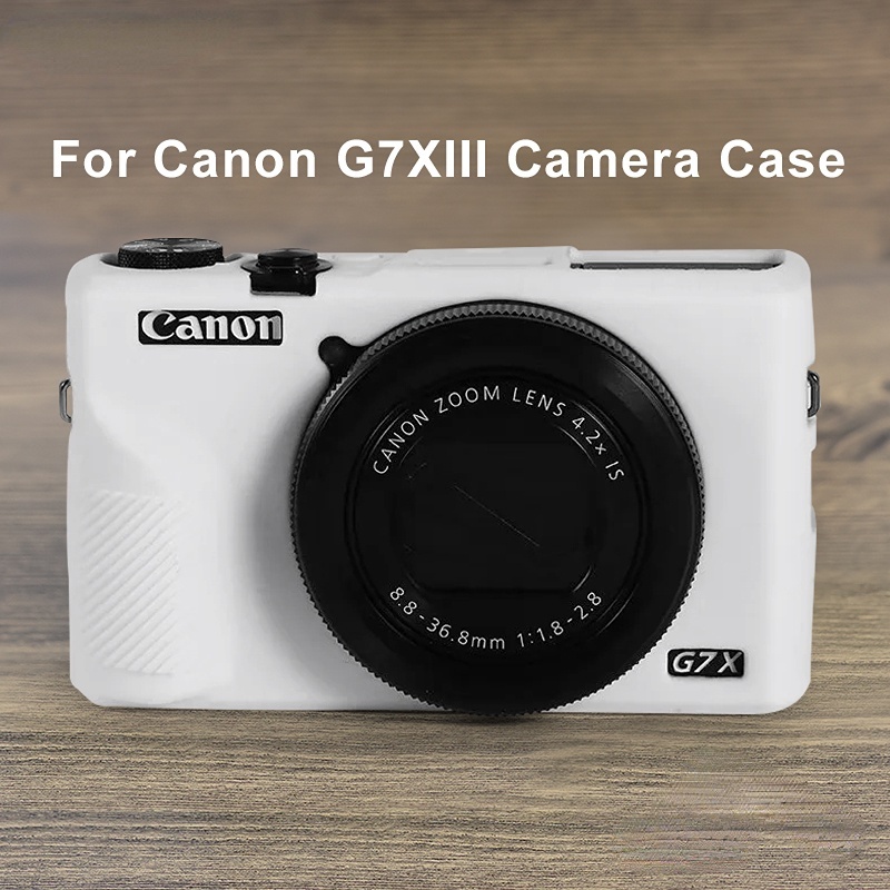 เคสซิลิโคนยาง-แบบนิ่ม-ป้องกันกล้อง-สําหรับ-canon-g7xiii-g7x-mark-iii-g7x3