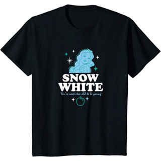 Snow White - Never Too Old To Be Young T-Shirt Brand new round collar pure cotton short sleeves_01