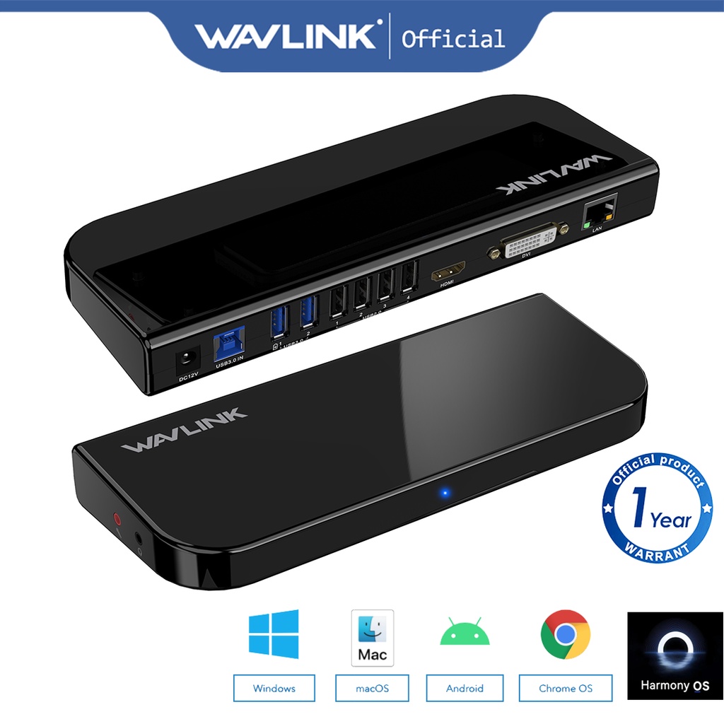 Wavlink ฮับ USB 3.0 4K สําหรับแล็ปท็อป M1 M2 | Shopee Thailand