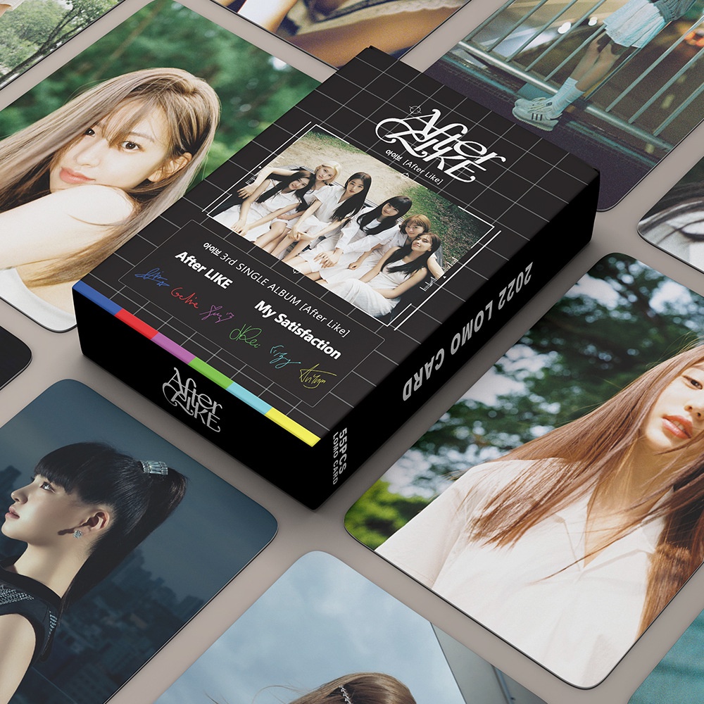 โปสการ์ดโลโม่-อัลบั้มรูป-ive-after-like-photocards-2023-seasons-greeting-lomo-cards-rei-liz-yujin-wonyoung-gaeul-leeseo-kpop-55-ชิ้น-ต่อกล่อง